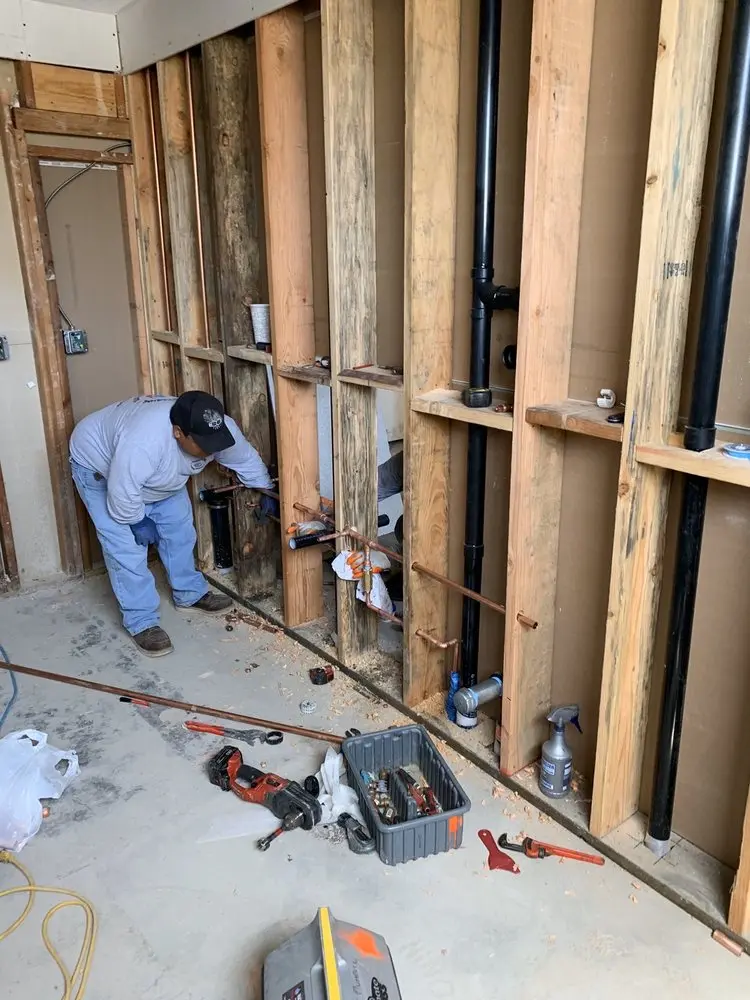 Commercial rough-in plumbing for Gas Line Repair in Mission Hill